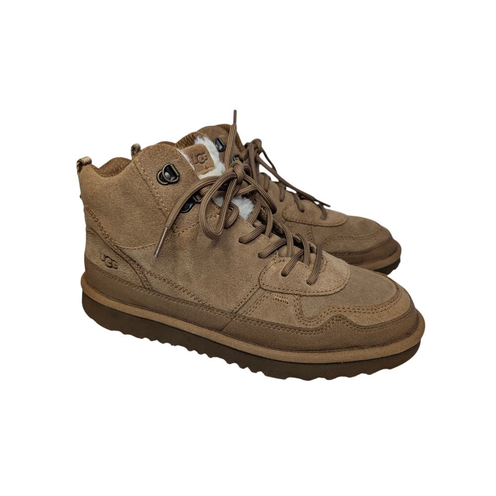 Ugg Girls Shoes, Tan-Brown Suede K. Highland Hi Heritage Hiker-Sneaker Boots, 6Y